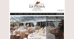 Desktop Screenshot of laprimaevents.com
